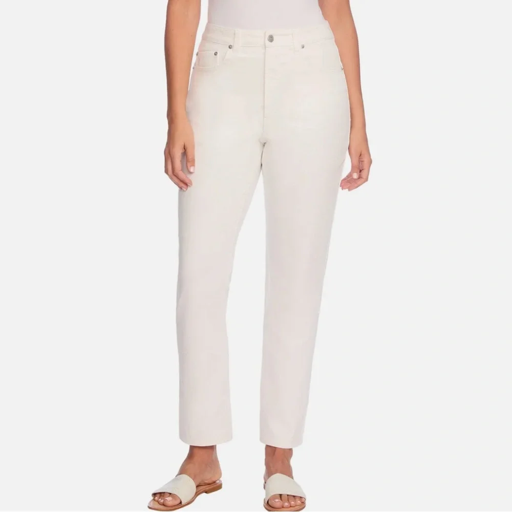 NWT Frye Women’s High Rise Jeans in Ivory Off White Size 8 / 29 - Picture 2 of 8